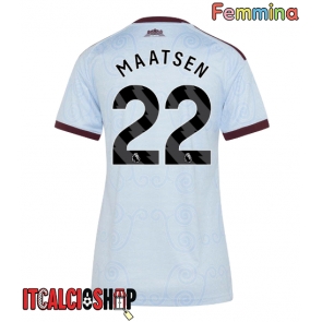 Aston Villa Ian Maatsen #22 Terza Maglia Femmina 2026-27 Manica Corta